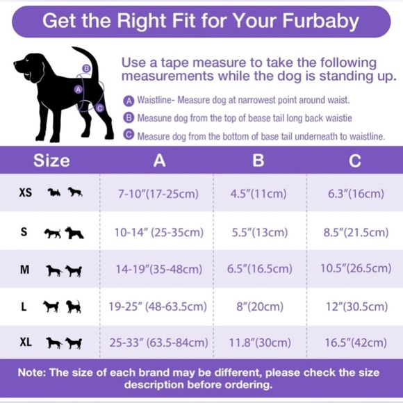 Premium Washable Two Tone Ruffles & Bow Female Dog Diapers 2 Pack Size: Med. New - Picture 5 of 16